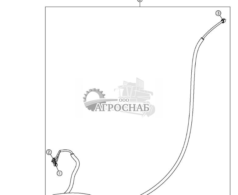 Жгут проводов датчика частоты вращения правого колеса - ST3491 443.jpg